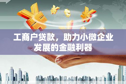 固阳工商户贷款,助力小微企业发展的金融利器 固阳工商户贷款,助力小微企业发展的金融利器