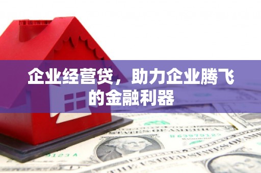 蚌埠企业经营贷，助力企业腾飞的金融利器