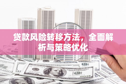 那坡贷款风险转移方法，全面解析与策略优化