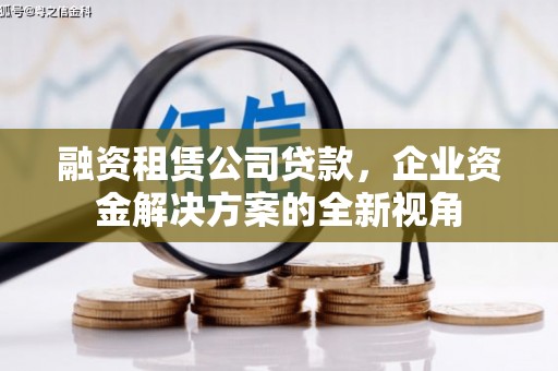 郧西融资租赁公司贷款，企业资金解决方案的全新视角