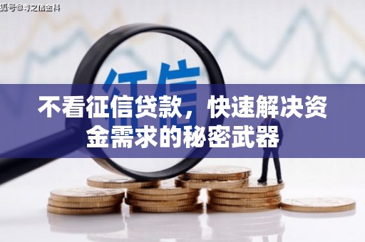 太和不看征信贷款，快速解决资金需求的秘密武器