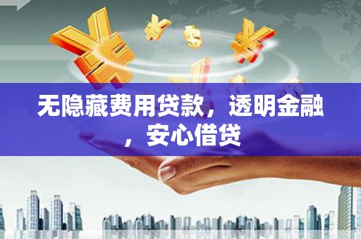 昭化无隐藏费用贷款，透明金融，安心借贷