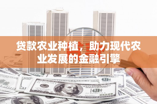 宜君贷款农业种植，助力现代农业发展的金融引擎