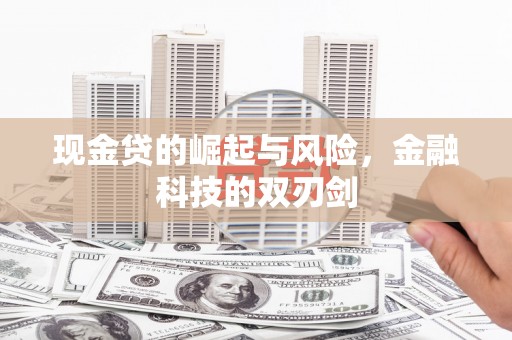 嵊州现金贷的崛起与风险，金融科技的双刃剑