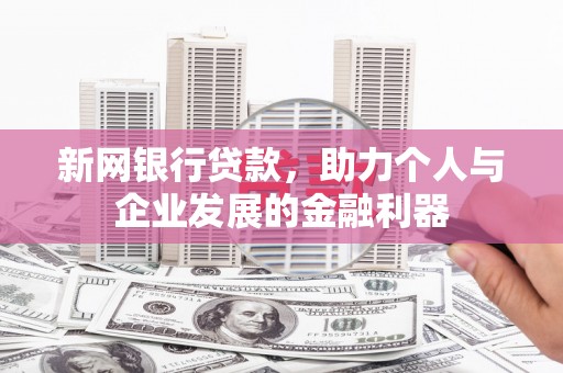 德保新网银行贷款，助力个人与企业发展的金融利器