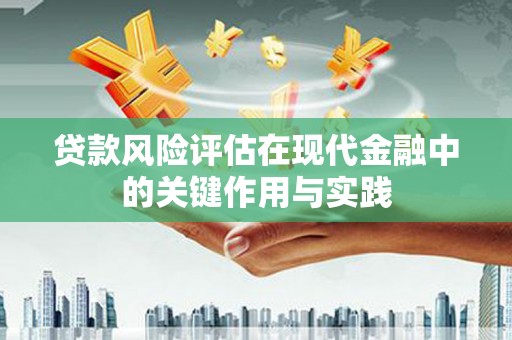 坡头贷款风险评估在现代金融中的关键作用与实践