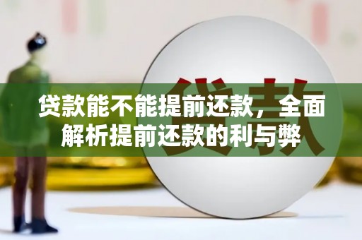 钟山贷款能不能提前还款，全面解析提前还款的利与弊
