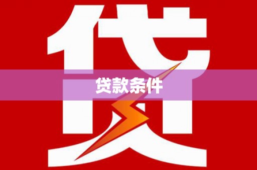 大武贷款条件