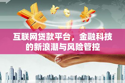 雄关互联网贷款平台，金融科技的新浪潮与风险管控