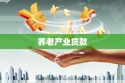 环江养老产业贷款