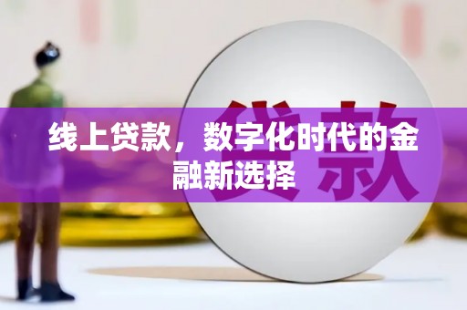 金州线上贷款，数字化时代的金融新选择