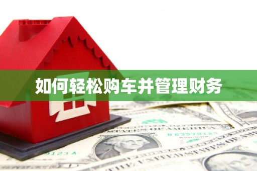 雷州如何轻松购车并管理财务