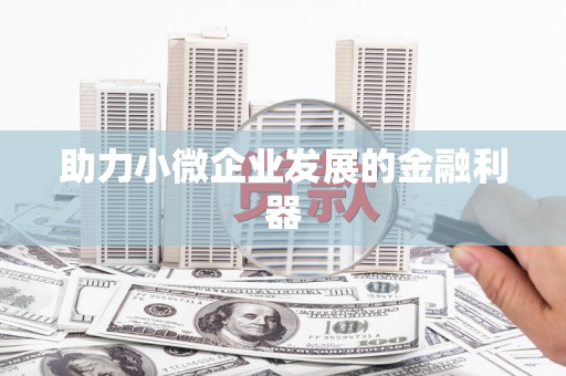 湟源助力小微企业发展的金融利器
